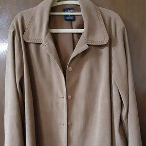 ALFRED DUNNER SIZE 12 TAN JACKET